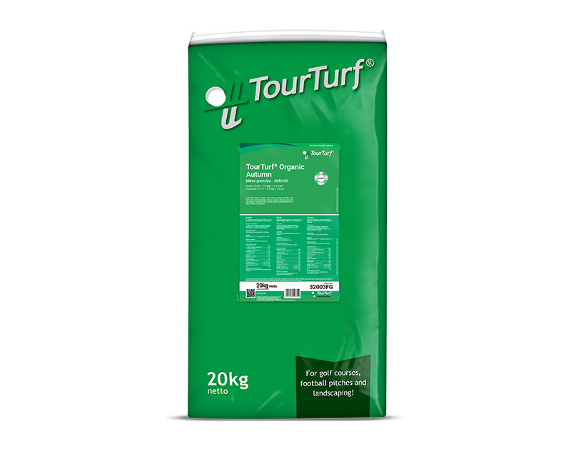 TourTurf® Organic Autumn  6-5-20 + 3% MgO (Greens Grade)
