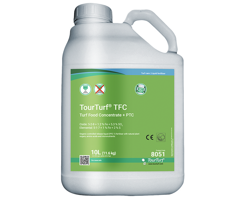 TourTurf TFC Resiliency Turf Food Concentrate + PTC  5-2-8 + 1% Fe