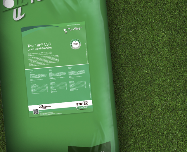 TourTurf® LSG Lawnsand Granules  4-0-0 + 8% Fe (Greens Grade)
