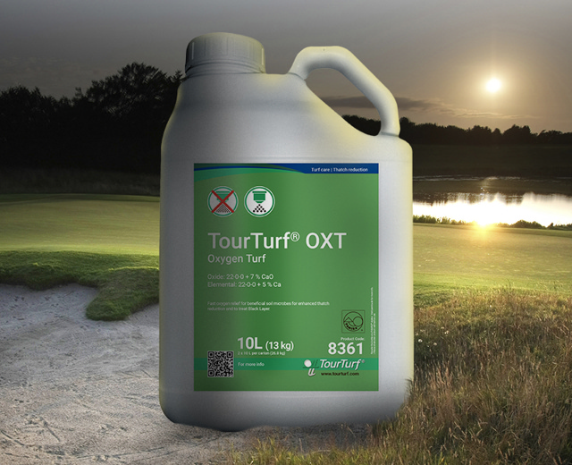TourTurf® Thatch-Less® OXT Oxygen Turf  22-0-0 + 7% CaO