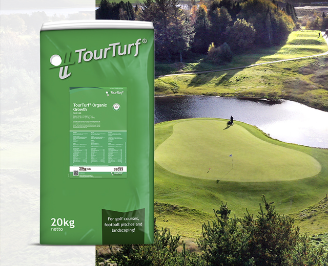 TourTurf® Organic Growth  15-3-8 + 3% MgO (Greens Grade)