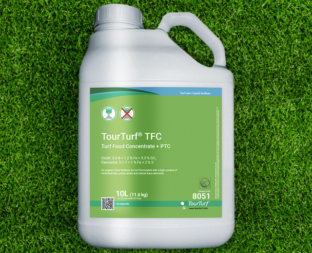 TourTurf TFC Resiliency Turf Food Concentrate + PTC  5-2-8 + 1% Fe